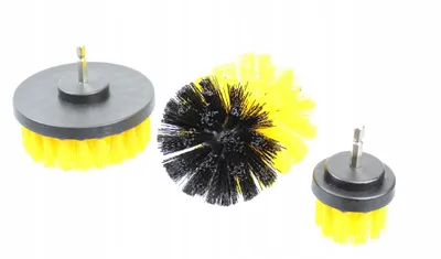 Produktbild von 3-teiliges Reinigungsbürsten-Set für Bohrmaschine