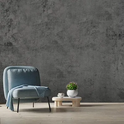 Produktbild von Unyqoos dunkelgraue® selbstklebende Tapete im Beton für industrielle Innenräume