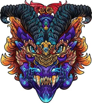 Produktbild von Magischer Drache Holzpuzzle S