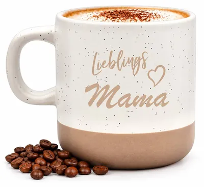 Produktbild von Tasse Lieblings Mama aus Steingut - 360 ml