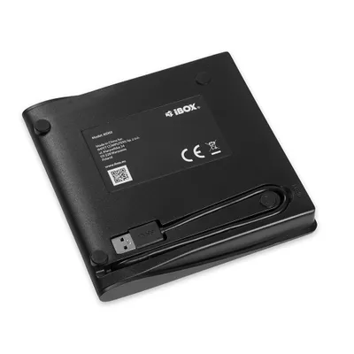 Image de Lecteur de disque optique iBox IED02 DVD-ROM Noir