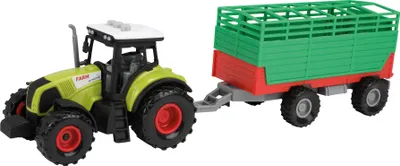 Produktbild von Toi-Toys - Traktor mit Anhänger mit Transportanhänger