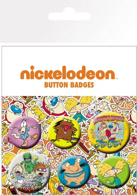 Produktbild von GB Eye Nickelodeon Characters Badge Pack Buttons Anstecknadeln