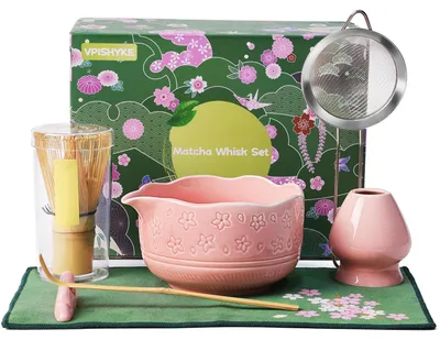 Immagine prodotto di Set premium di matcha con utensili e accessori in bambù