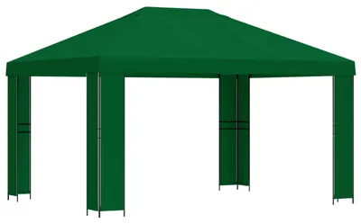 Immagine prodotto di Gazebo 4 × 3 m Verde Poliestere e Acciaio 190 gsm
