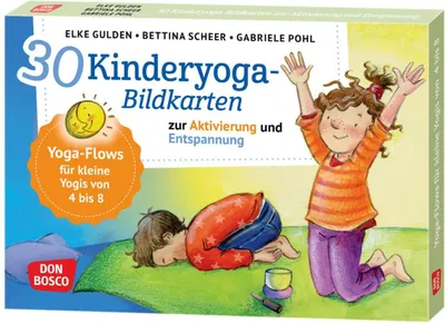 Produktbild von 30 Kinderyoga-Bildkarten zur Aktivierung und Entspannung