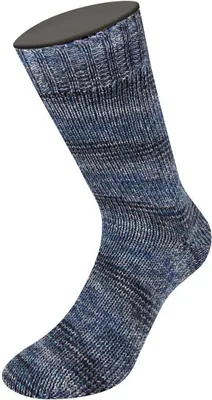 Produktbild von Lana Grossa - Meilenweit 100g Denim Mix Blue 4612 graublau jeans dunkelgrau anthrazit