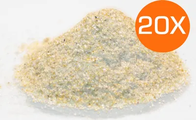 Produktbild von Strahlmittel für Holzoberflächen - 20 Sack