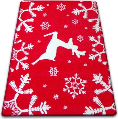 Obrázok produktu pre Koberec XMAS - F794 červený/krémový červený 133x190 cm