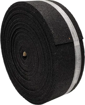Produktbild von REGUPOL - Gumová rohož 10000x160x6mm, Akustický gumový granulát v rolích, Protiskluzová rohož, Podložka na terasu černá, Ochranné rohože pro budovy - Odolný materiál