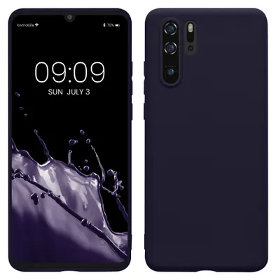Produktbild von kwmobile Handyhülle für Huawei P30 Pro Hülle - TPU Case - Kabelloses Laden - Schutzhülle Cover in Deep Ocean