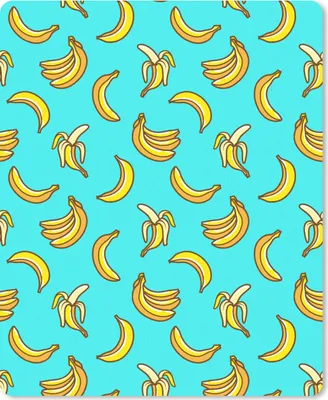 Produktbild von MuchoWow® Mauspad Mousepad Design - Banane - Frucht - Muster 19x23 cm - Mousepads - Maus Mat - Pad - Mausunterlage - Mauspads - Spielen