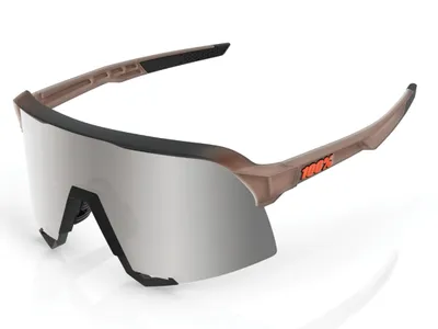 Produktbild von 100% SPEEDLAB Fahrradsonnenbrille - S3 - Braun/Silber