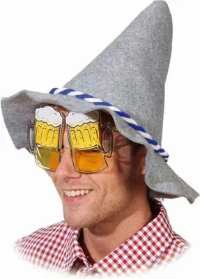 Produktbild von Bierglas Brille mit 2 Maßkrügen Karneval Fasching Party Cosplay