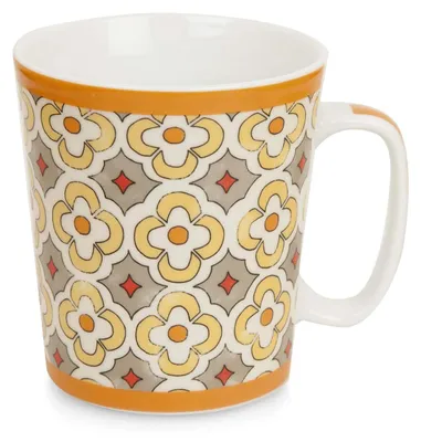 Porzellan-Kaffeetasse 430 ml ivorweiß mikrowellengeeignet