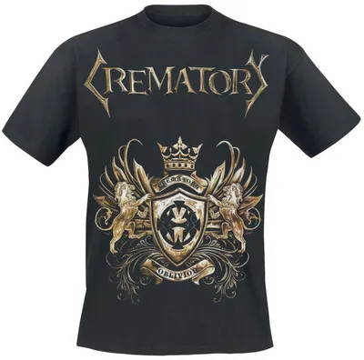 Produktbild von Crematory T-Shirt Herren Oblivion schwarz Band-Merch, Bands 100% Baumwolle M