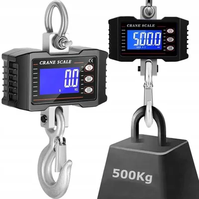 Obrázek produktu pro Závěsné skladovací váhy 500 kg lcd displej baterie