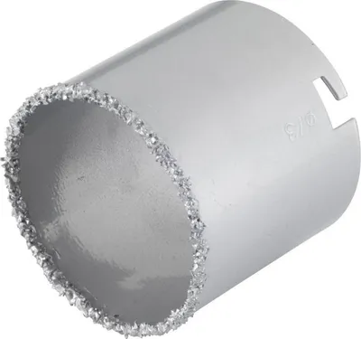 Produktbild von Wolfcraft 3475000 Bohrkranz Bohrkrone HM 73 X 55 mm Fliesen, Mauerwerk Gips