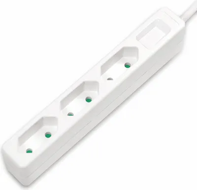 Image de Logilink Steckdosenleiste 3-fach, 1,5m Eurostecker,    weiß