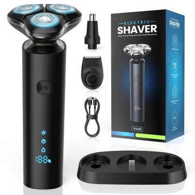 Produktbild von Herren Elektrisch 3-in-1 Elektrorasierer Herren IPX7 Wasserdicht 3d Rasierer