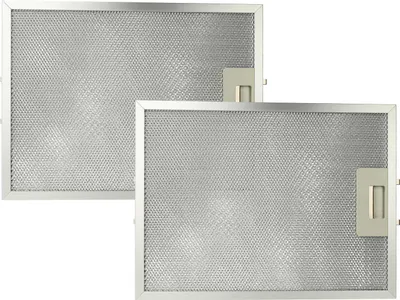 Produktbild von vhbw 2x Filter Metallfettfilter kompatibel mit Alno AE 601 S 94264099300, AE 601 W Dunstabzugshaube - 32,7 x 24,1 x 1,06 cm, Metall