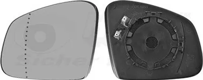 Produktbild von VAN WEZEL Spiegelglas Außenspiegel Links für RENAULT Twingo III Schrägheck (BCM) Asphärisch Beheizbar 4368837