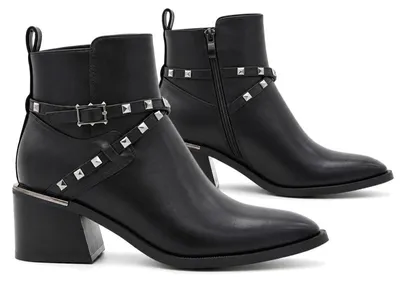 Produktbild von Stiefeletten mit Absatz Purapiel Bro43 schwarz