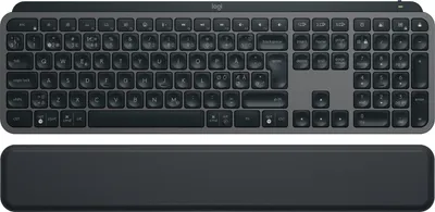 Immagine prodotto di Logitech MX Keys S - Dimensioni complete (100%) - RF wireless + Bluetooth - Interruttore a forbice - QWERTY - LED - Grafite