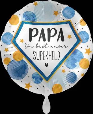 Produktbild von Superheldenpapa Folienballon 43cm