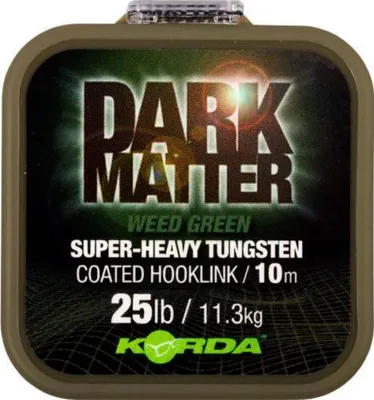 Obrázok produktu pre Korda Dark Matter Tungsten Coated Braid Green 10 m 18 lb