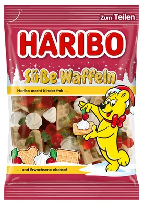 Obrázek produktu pro HARIBO 10052055 HARIBO Süße Waffeln Fruchtgummi 175,0 g