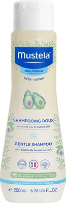 Obrázok produktu pre Mustela Gentle Shampoo 200ml, 200 ml, Dermatologicky testované