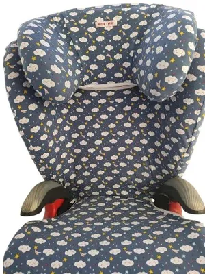 Immagine prodotto di Copertura "moon-bebe" compatibile con seggiolino auto Romer Kid Plus (blu)