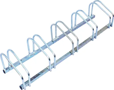 Immagine prodotto di Portabiciclette a 5 ruote divisibile in portabiciclette a 2 e 3 ruote Supporto in acciaio zincato