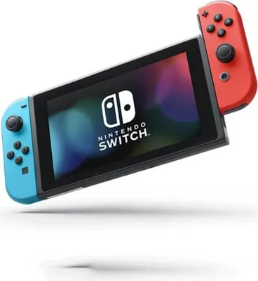 Produktbild von Nintendo Switch Konsole Gamepad, Farbe: Neon-Rot/Neon-Blau