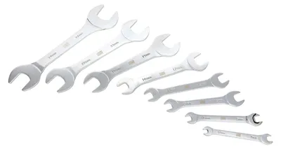 Productafbeelding van HBM 8-delige set extra platte ringsleutels, 5,5 – 27 mm