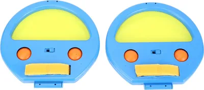 Produktbild von Handfang-Schlägerball-Spielzeug-Übungs-Wurf-Set für interaktives Spiel, Fitness, Blau