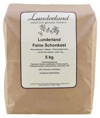 Produktbild von Lunderland Feine Schonkost 5 kg BARF getreidefrei