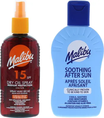 Obrázek produktu pro Malibu SPF15 Bronzing Oil 200ml + Balm po opalování 200 ml