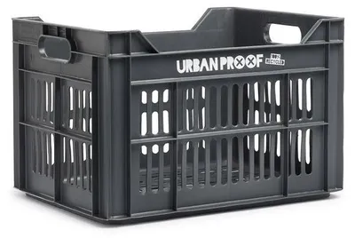 Produktbild von Urban Proof Click Fahrradkiste 30 Liter Recycelter Kunststoff Asche Grau