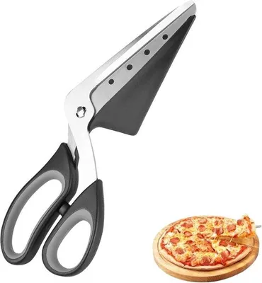 Produktbild von Famanu Pizzaschneider aus Edelstahl - 27 cm, spülmaschinenfest