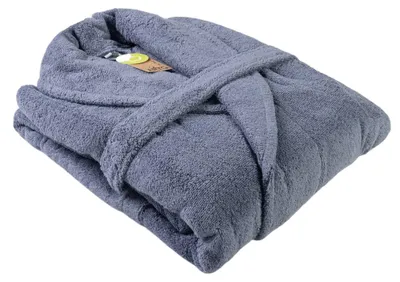 Produktbild von ARTG - Morgenmantel für Damen, Schalkragen LT4020 (XS) (Jeansblau)