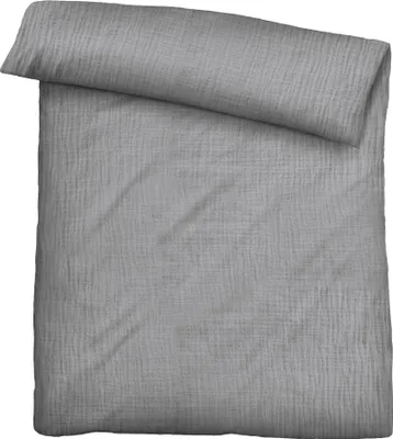 Produktbild von Biberna Bettwäsche grau 1x 155x220 cm + 1x 80x80 cm