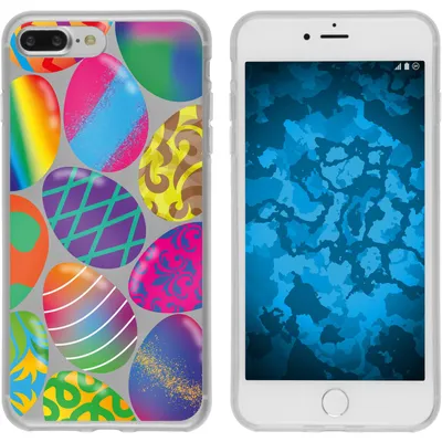 Produktbild von PhoneNatic Case kompatibel mit Apple iPhone 7 Plus / 8 Plus Silikon-Hülle Ostern M3