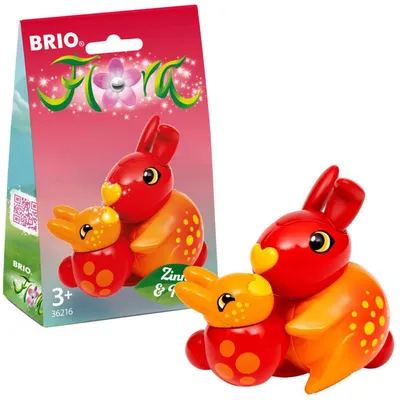 Obrázok produktu pre BRIO Zinnia & Peach, 3 rok / roky, Flóra, Oranžová, Červená, Biela, Žltá