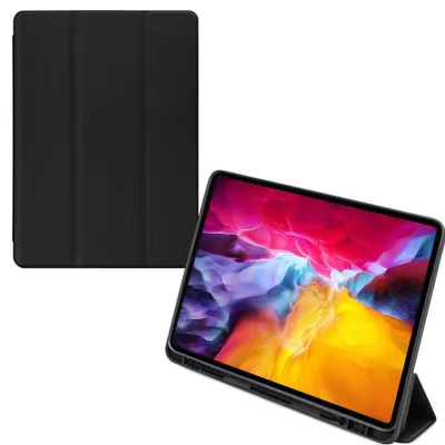 Produktbild von Mobilize PolyurethanLeather Solid Folio Book Case Black Apple iPad Pro 11 2018/2020/2021/2022/iPad Air 2020/2022