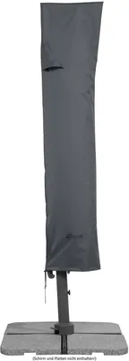 Produktbild von Schutzhülle Schneider Schirme Premium für Ampelschirm bis Ø 400 cm / 300 x 300 cm anthrazit, wasserdichtes Polyester-Spe