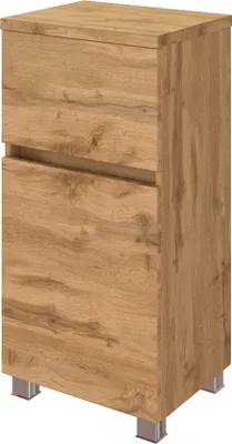 Produktbild von Badezimmer Unterschrank PESARO-03 in Wotan Eiche Nb., B/H/T: ca. 40/81,5/35 cm