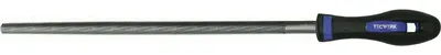 Produktbild von Werkstattfeile DIN 7261 L.150mm Q.6,3mm Hieb 2 Rund 2K-Ergo TECWERK