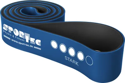 Produktbild von Sport-Tec Powerband aus Latex, 104x4,4 cm, stark, blau